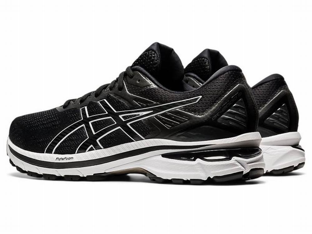 Asics GT-2000 9 Men's Running Shoes Black / White | LCP784153