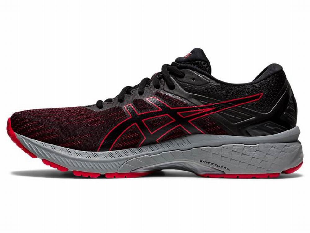 Asics GT-2000 9 Men's Running Shoes Black / Red | XNW254963