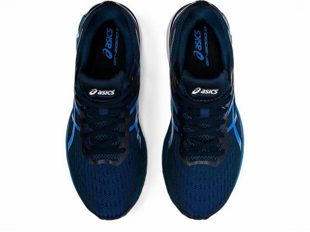 Asics GT-2000 9 Men's Running Shoes Blue | OUD628719