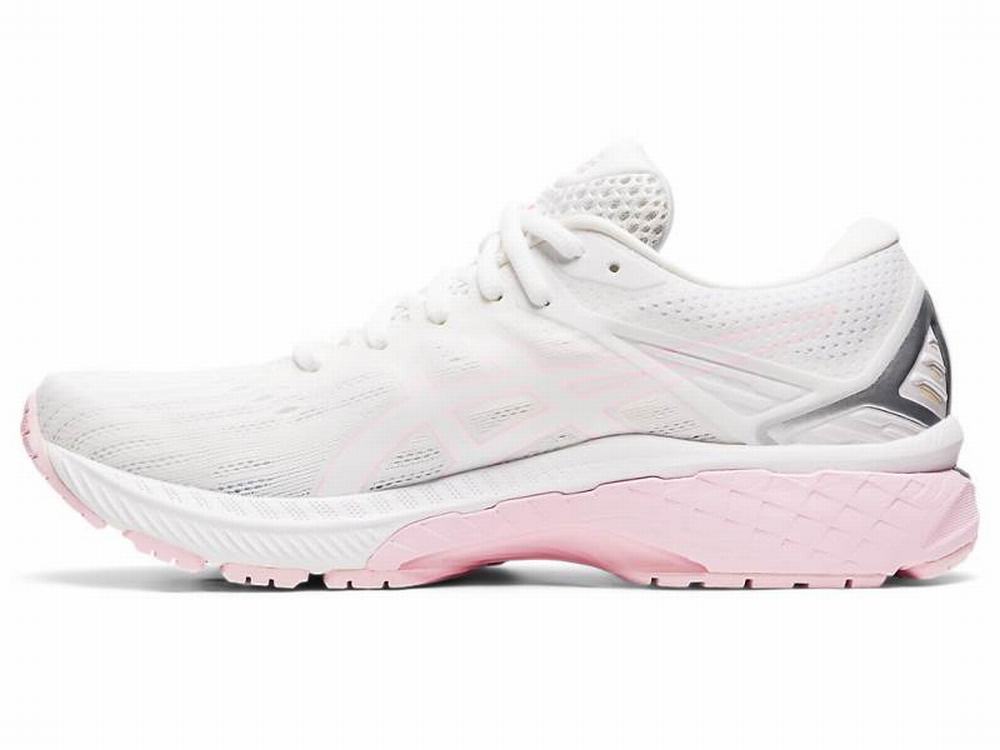 Asics GT-2000 9 Women's Running Shoes White / Pink | DYK462539