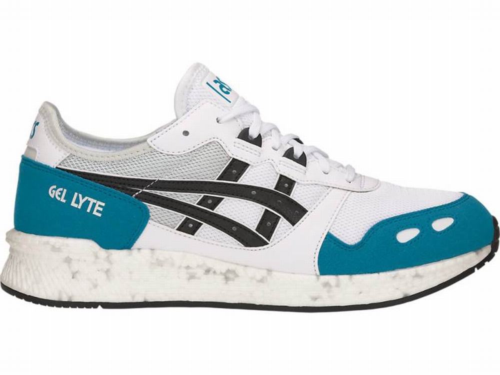 Asics HYPER GEL-LYTE Men's Sneakers White / Black / Blue | FNK935641