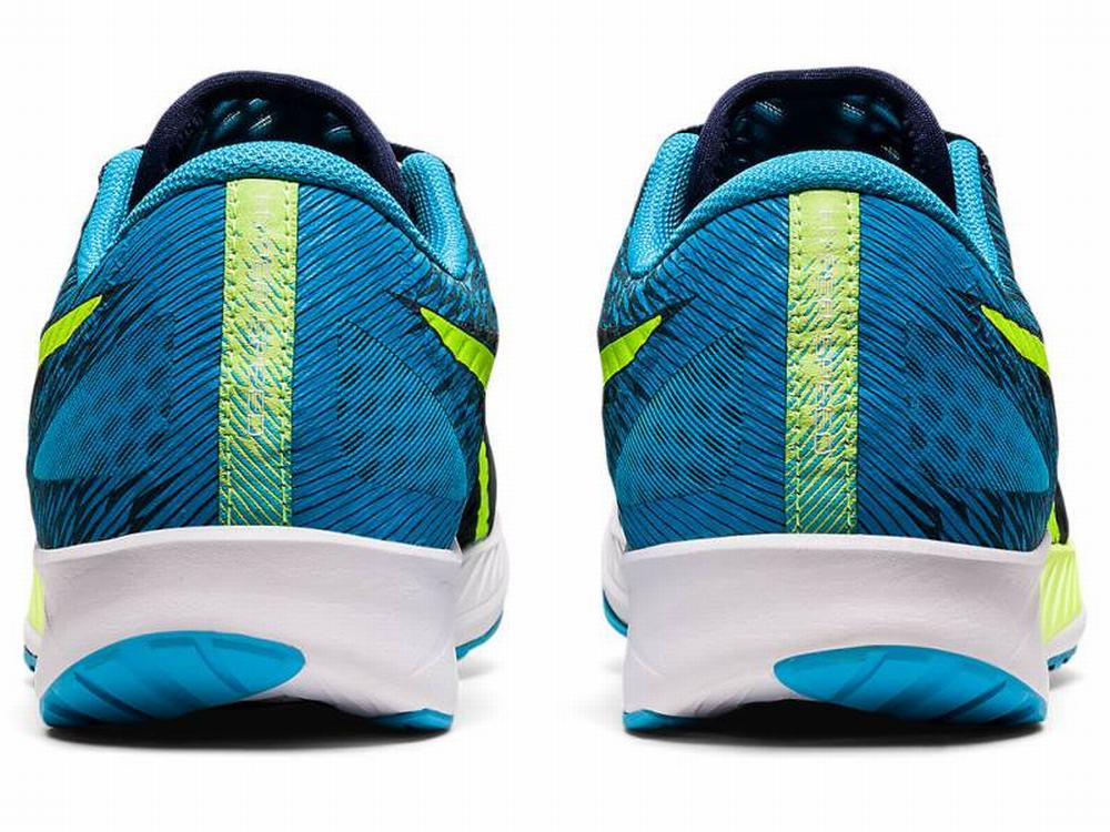 Asics HYPER SPEED Men's Running Shoes Blue / Green | RQX375216