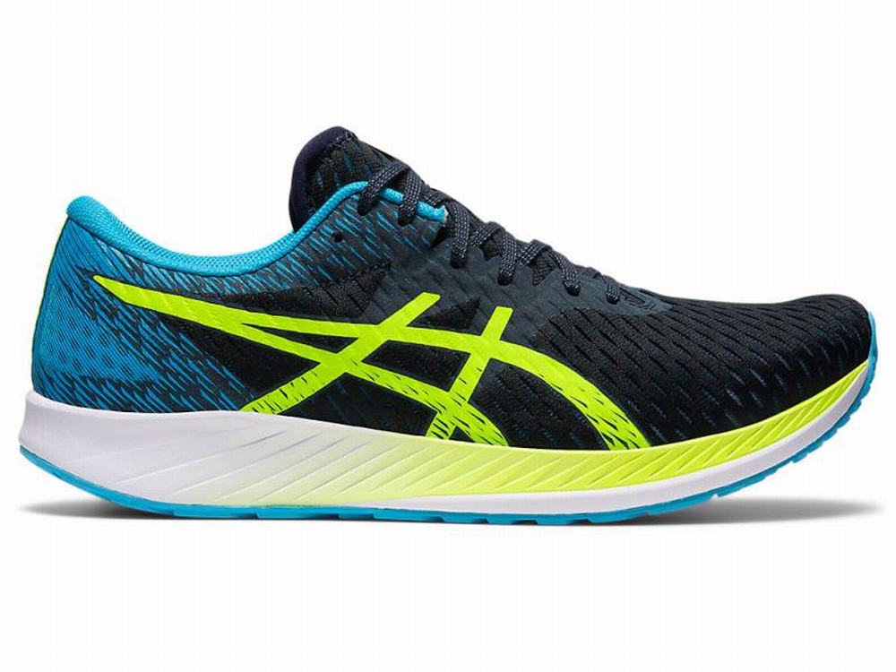 Asics HYPER SPEED Men\'s Running Shoes Blue / Green | RQX375216