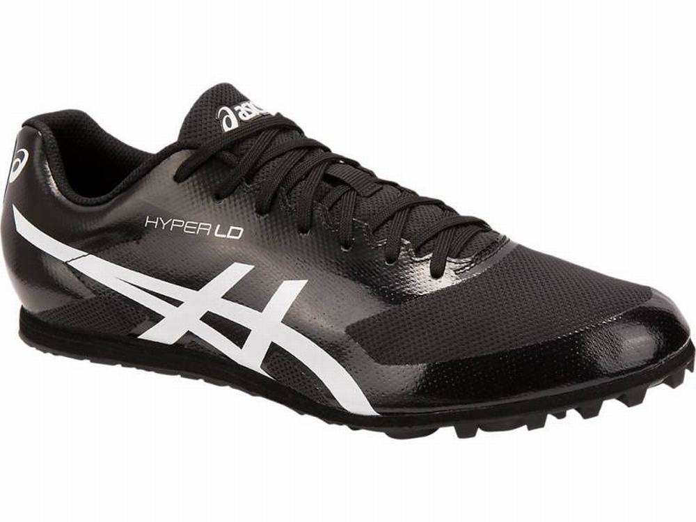 Asics Hyper LD 6 Men's Track & Field Shoes Black / White | IEC396082