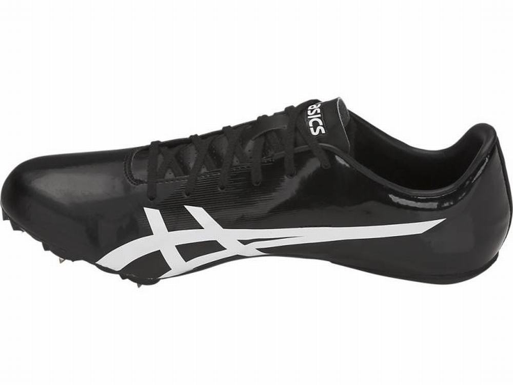 Asics Hyper Sprint 7 Men's Track & Field Shoes Black / White | IUL734802