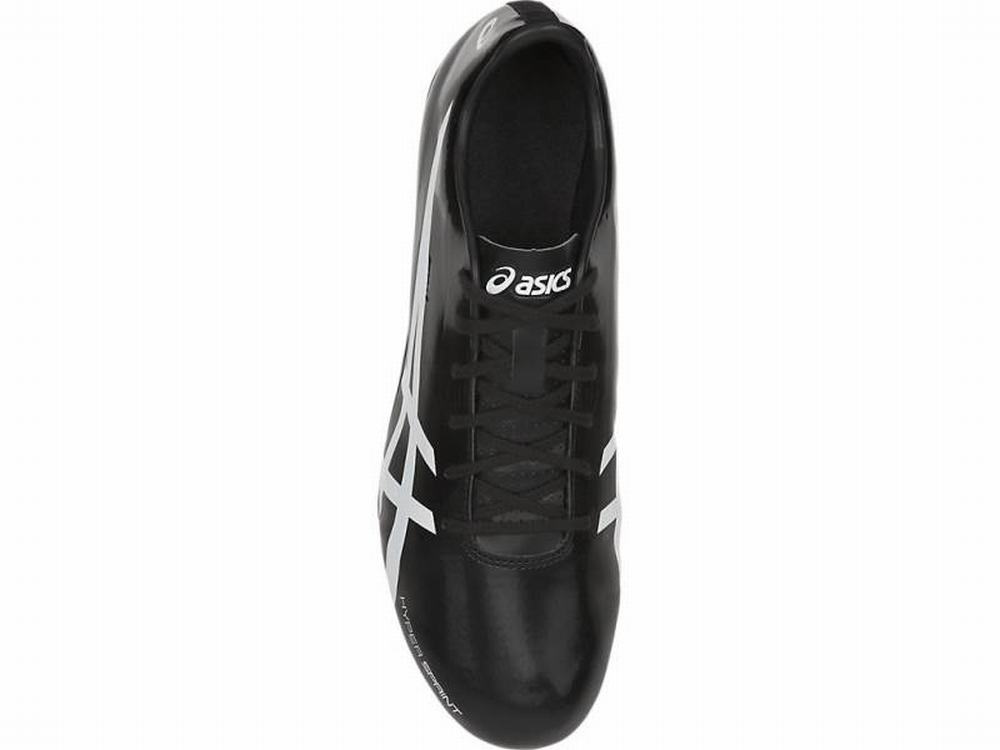 Asics Hyper Sprint 7 Men's Track & Field Shoes Black / White | IUL734802