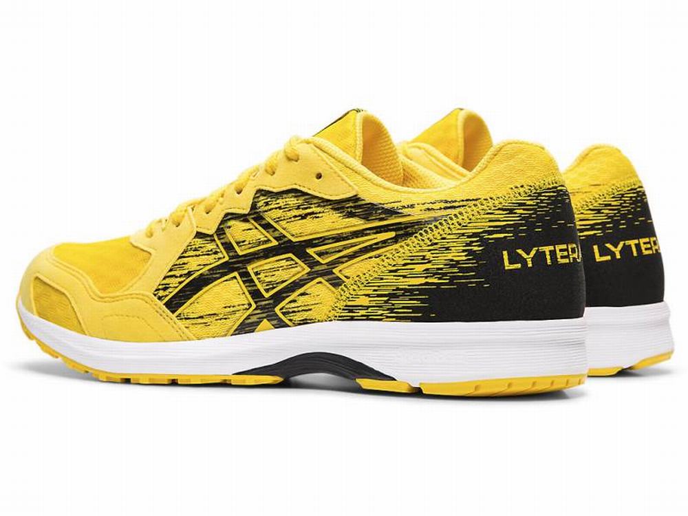 Asics LYTERACER Men's Running Shoes Black / Yellow | SIQ054823