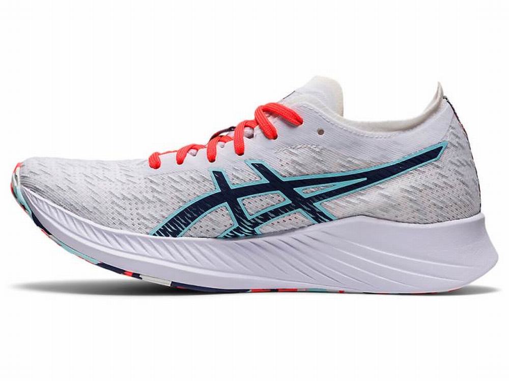 Asics MAGIC SPEED Women's Running Shoes White / Blue | LSB649051