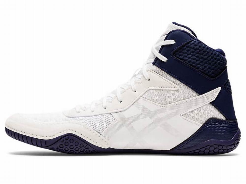 Asics MATCONTROL 2 Men's Wrestling Shoes White / Silver / Brown | RSF435702