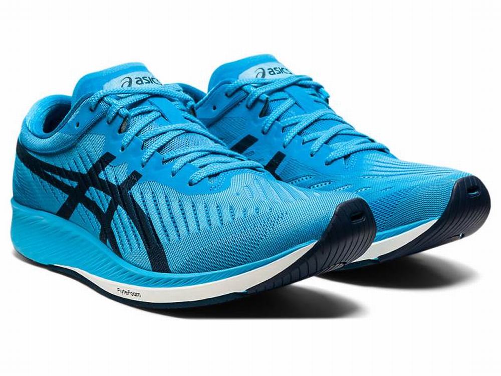 Asics METARACER Men's Running Shoes Light Turquoise / Blue | EYT478309