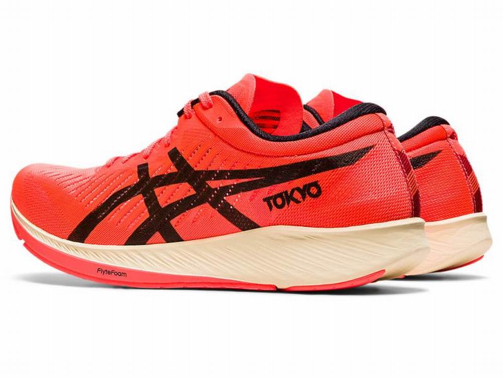 Asics METARACER TOKYO Women's Running Shoes Orange / Black / Red | UVO289746