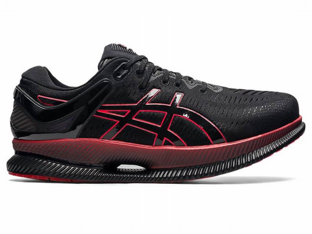 Asics METARIDE Men's Running Shoes Black / Red | RUT814965