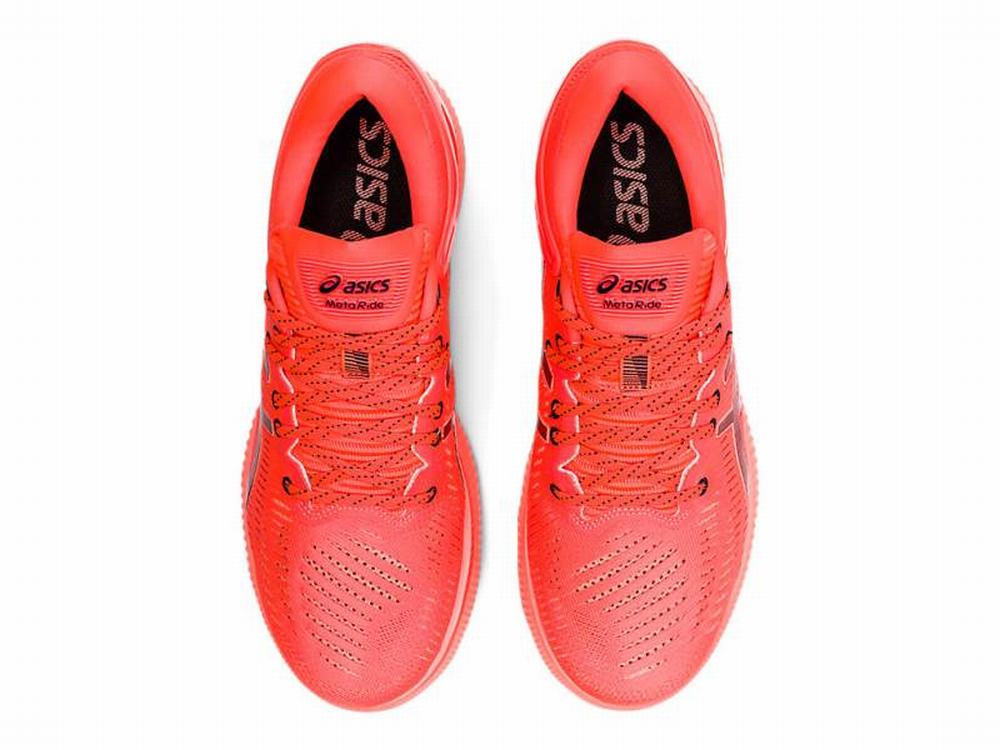 Asics METARIDE Men's Running Shoes Orange / Red | SGK583062