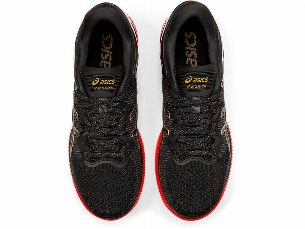 Asics METARIDE Women's Running Shoes Black / Red | KTO398276