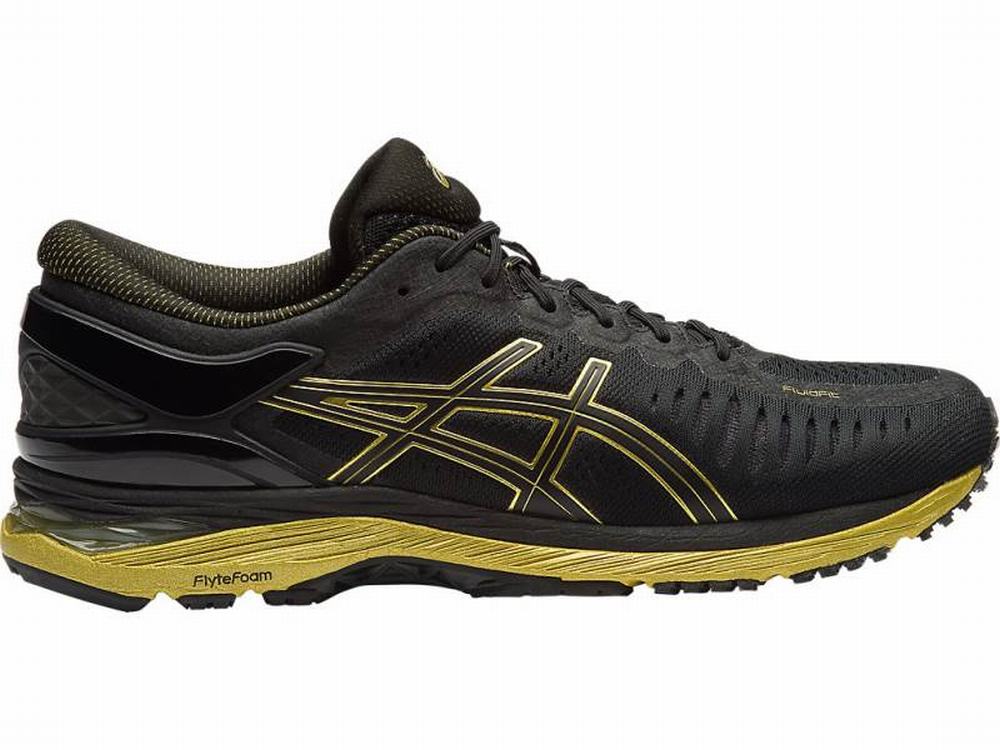 Asics Metarun Men's Running Shoes Black / Gold | TZN854732