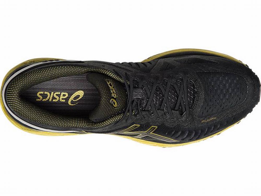 Asics Metarun Men's Running Shoes Black / Gold | TZN854732