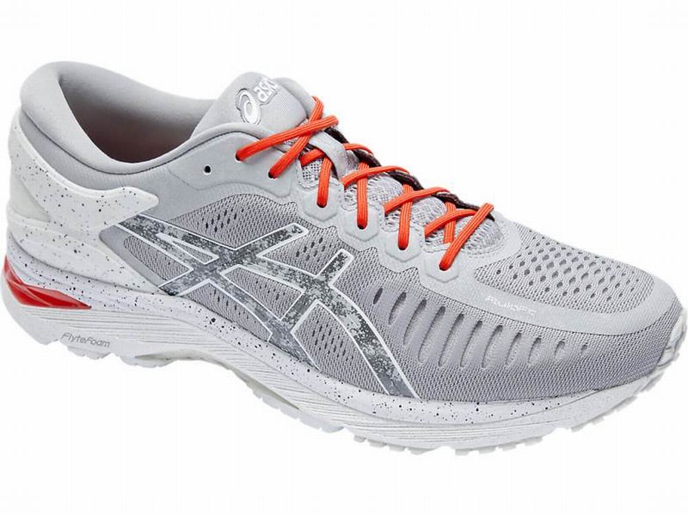 Asics Metarun Women's Running Shoes Grey / Red / White | GLX963142