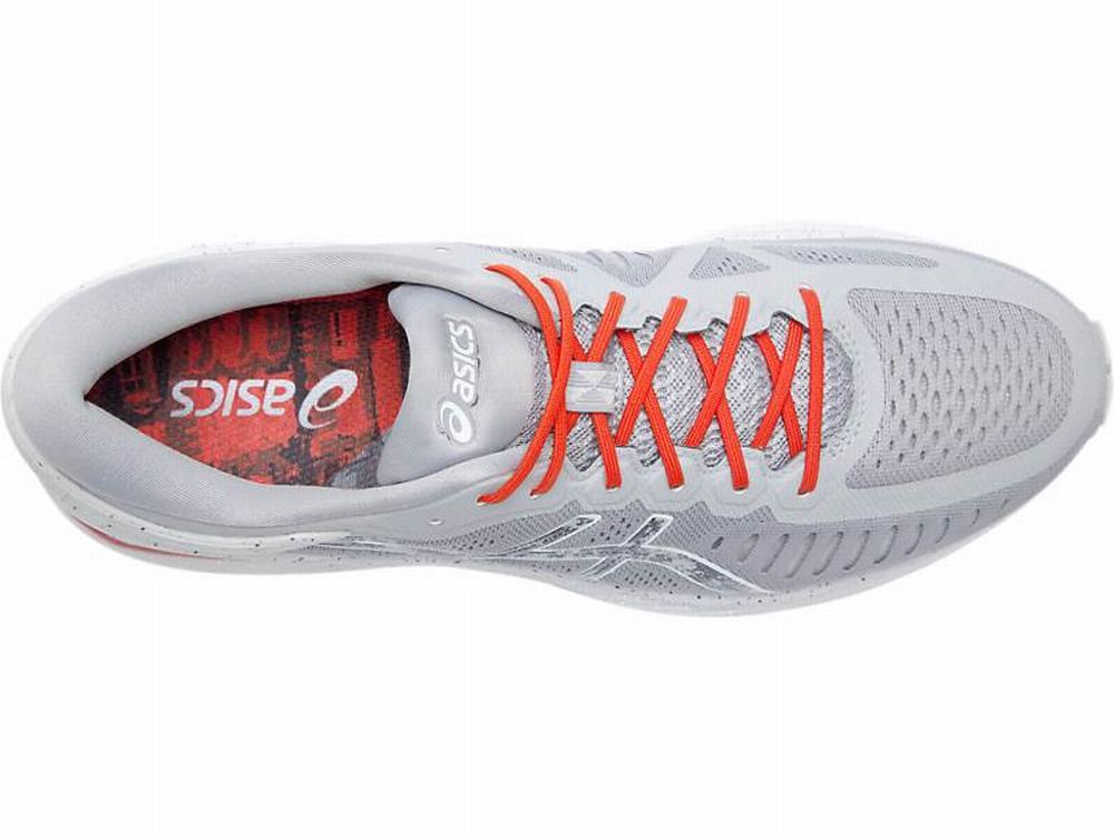 Asics Metarun Women's Running Shoes Grey / Red / White | GLX963142