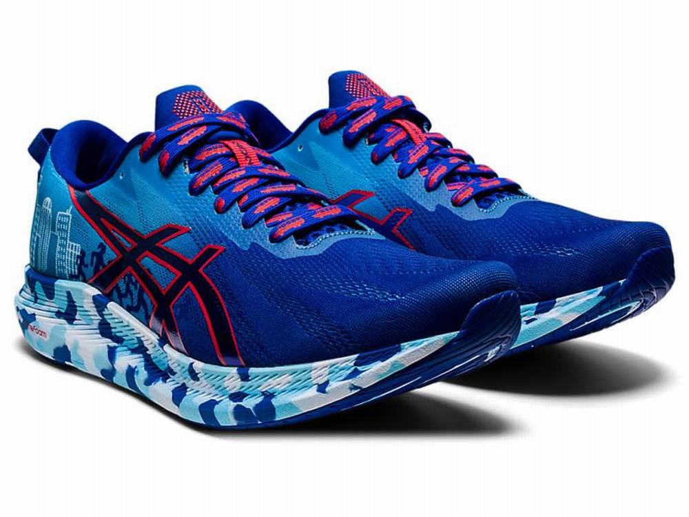 Asics NOOSA TRI 13 BOSTON Men's Running Shoes Red / Blue | AQS520917