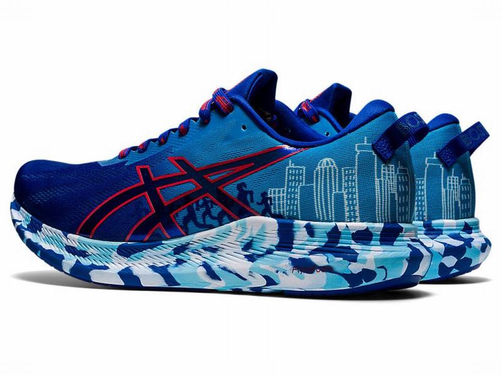 Asics NOOSA TRI 13 BOSTON Men's Running Shoes Red / Blue | AQS520917