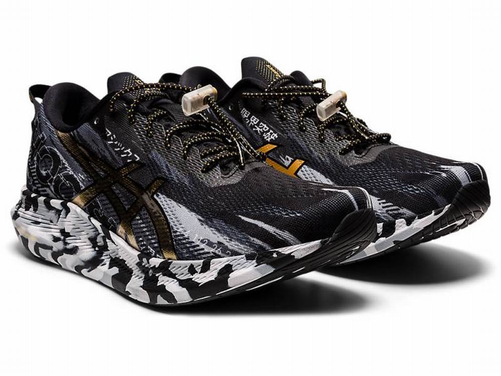 Asics NOOSA TRI 13 Women's Running Shoes Black / Gold | DSL975063