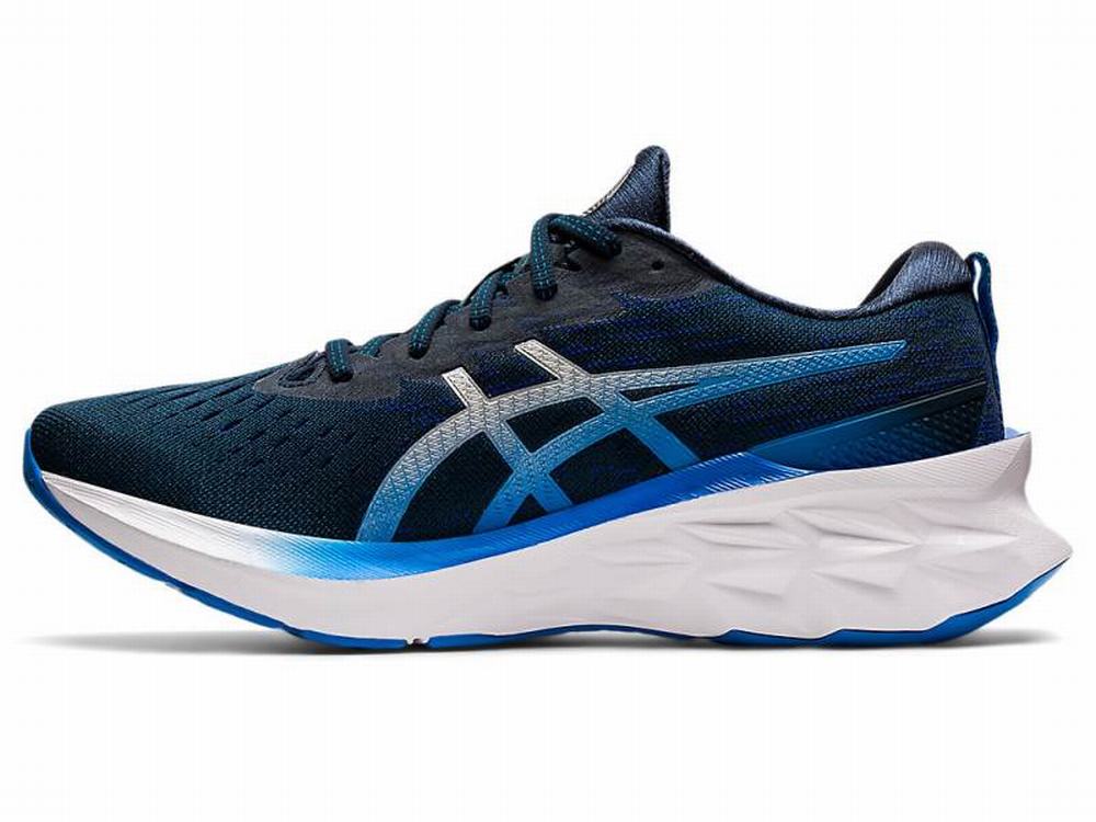 Asics NOVABLAST 2 Men's Running Shoes Blue / Silver | UDR675942