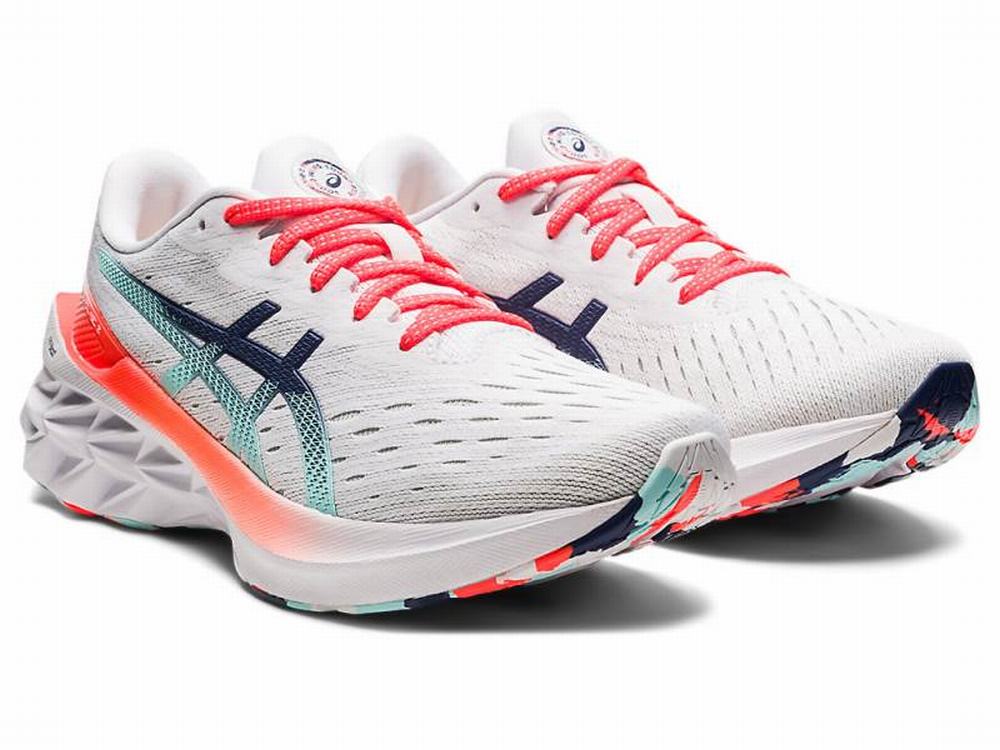 Asics NOVABLAST 2 Women's Running Shoes White | EMQ527498