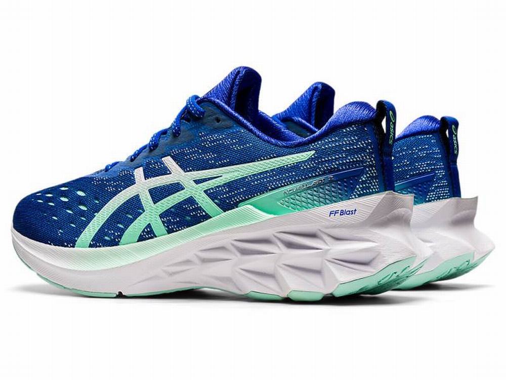 Asics NOVABLAST 2 Women's Running Shoes White / Blue | GCK614708