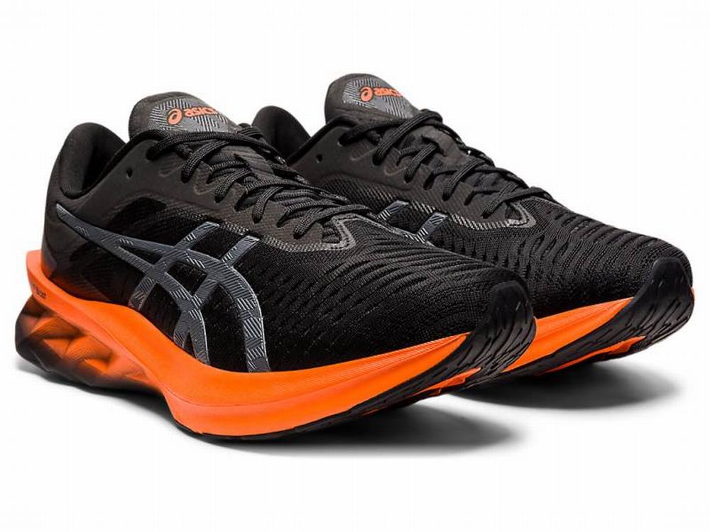 Asics NOVABLAST Men's Running Shoes Black / Grey | TYR541068