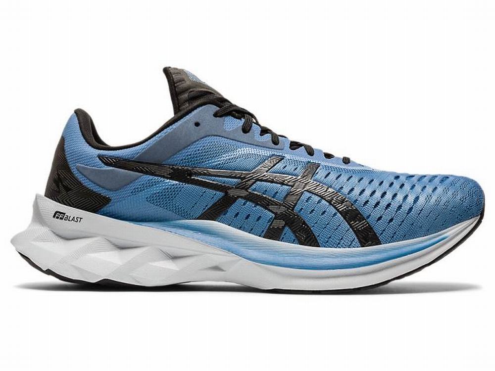 Asics NOVABLAST Men\'s Running Shoes Grey / Black | FIC726815