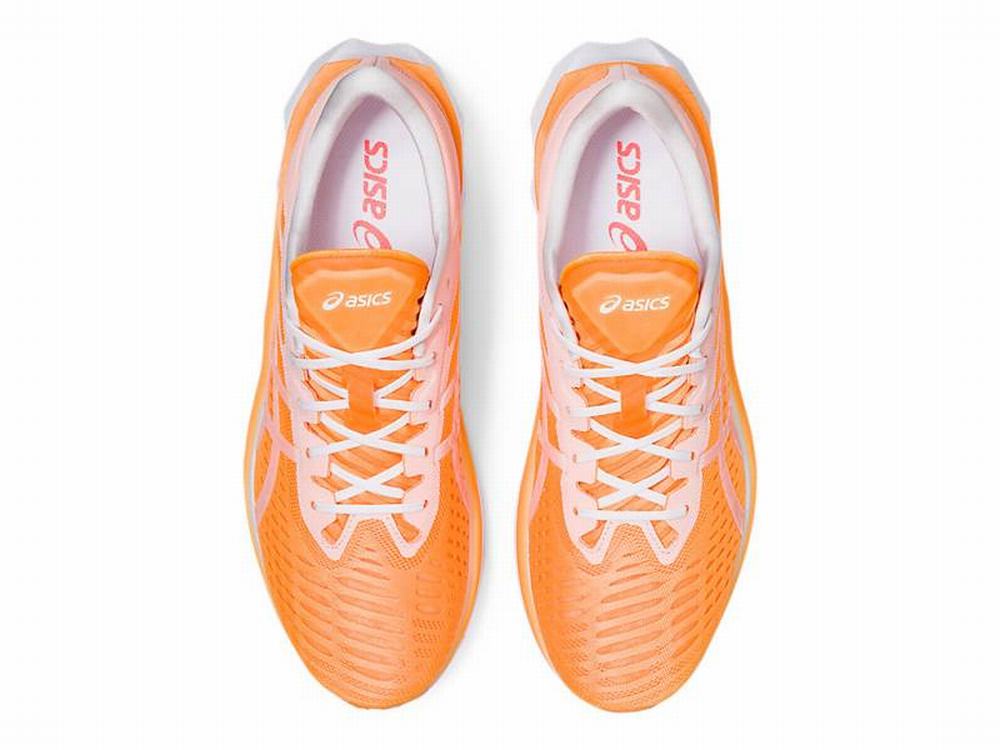 Asics NOVABLAST Men's Running Shoes Orange / White | CRK095621