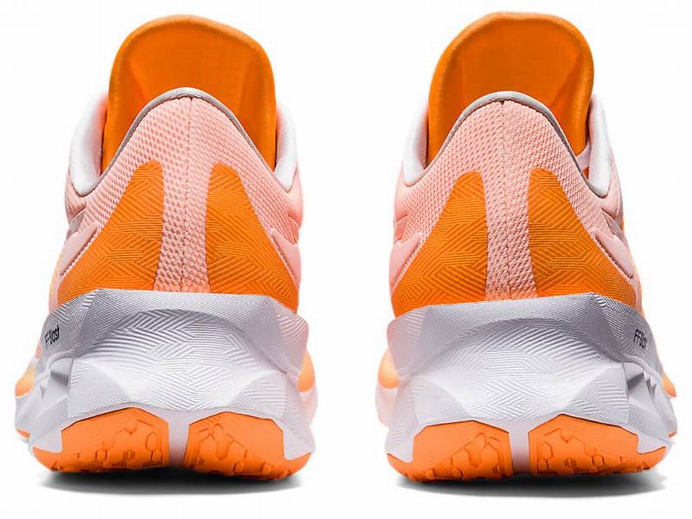 Asics NOVABLAST Men's Running Shoes Orange / White | CRK095621