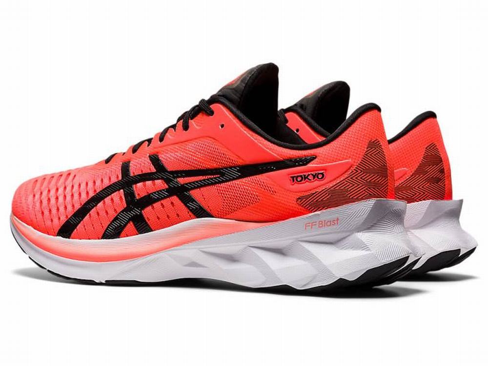 Asics NOVABLAST Men's Running Shoes Orange / Black / Red | TUG901652