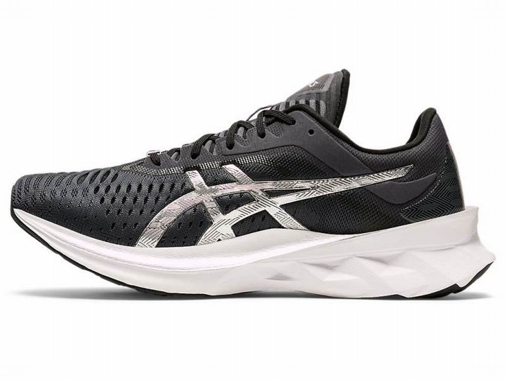 Asics NOVABLAST Platinum Men's Running Shoes Grey / Silver | TQS491053