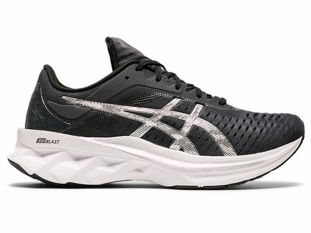 Asics NOVABLAST Platinum Women\'s Running Shoes Grey / Silver | BJU097385