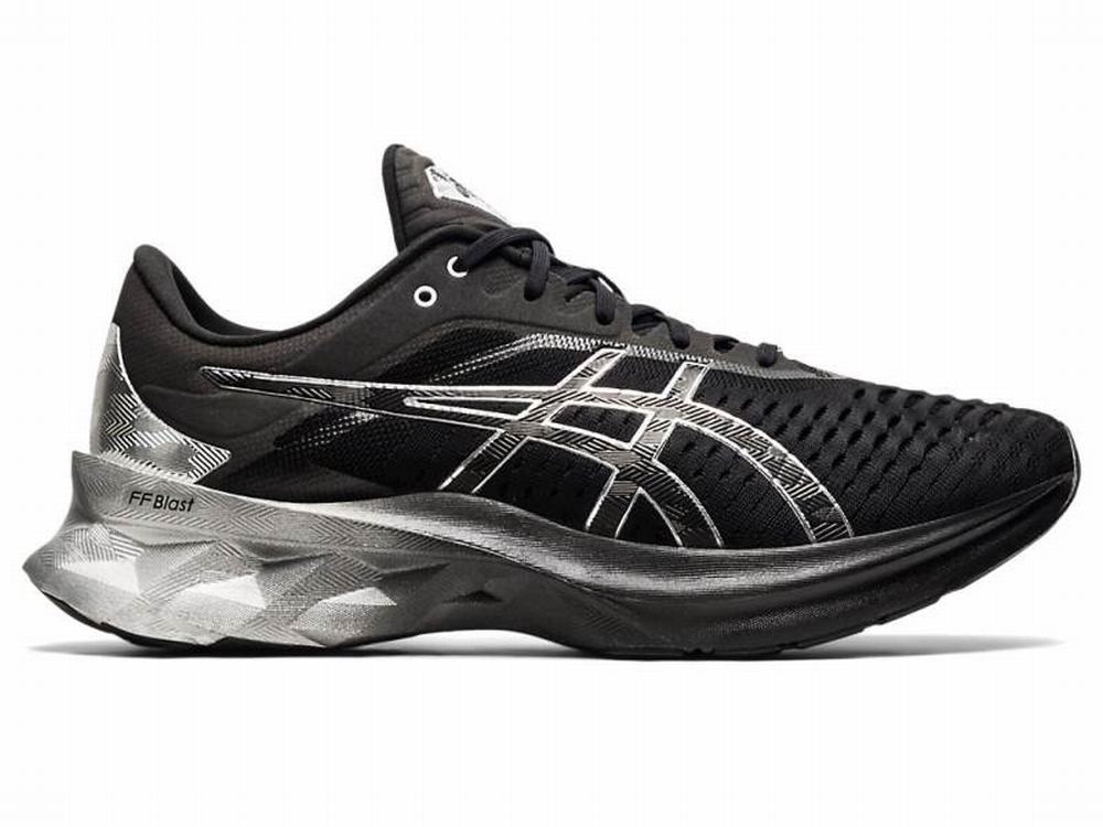 Asics NOVABLAST Platinum Women\'s Running Shoes Black / Silver | IBP073124