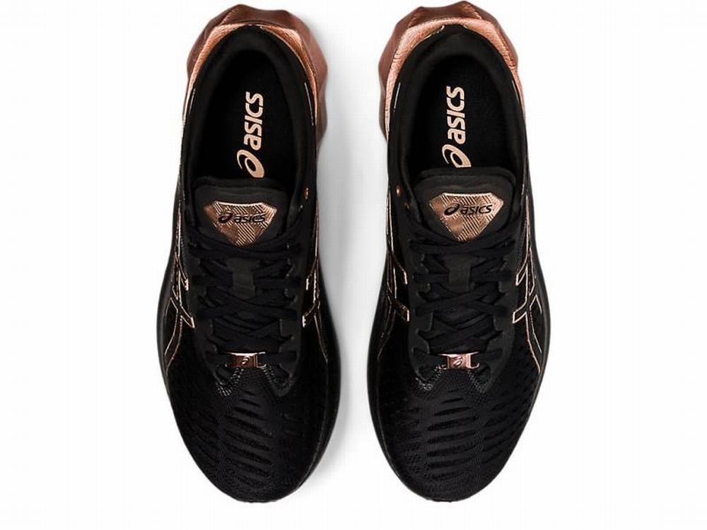 Asics NOVABLAST Platinum Women's Running Shoes Black / Rose / Gold | QER095612