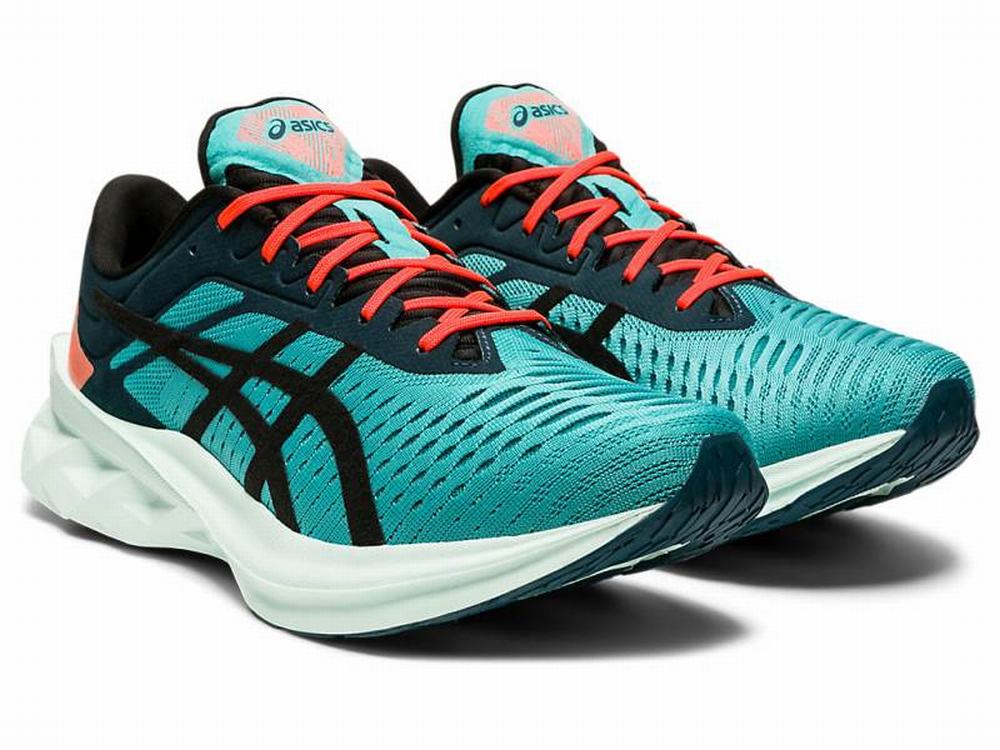 Asics NOVABLAST SPS Men's Sneakers Black / Blue | CRH286941