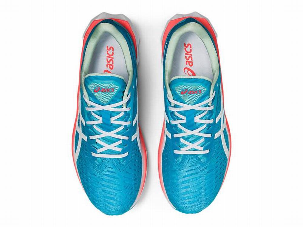 Asics NOVABLAST Women's Running Shoes Light Turquoise / White | CKL028163