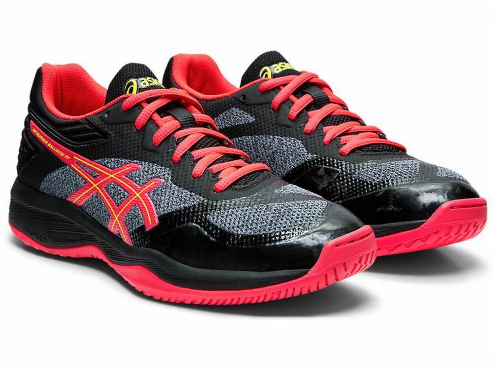 Asics Netburner Ballistic FF Women's Volleyball Shoes Black / Pink | BHA512739