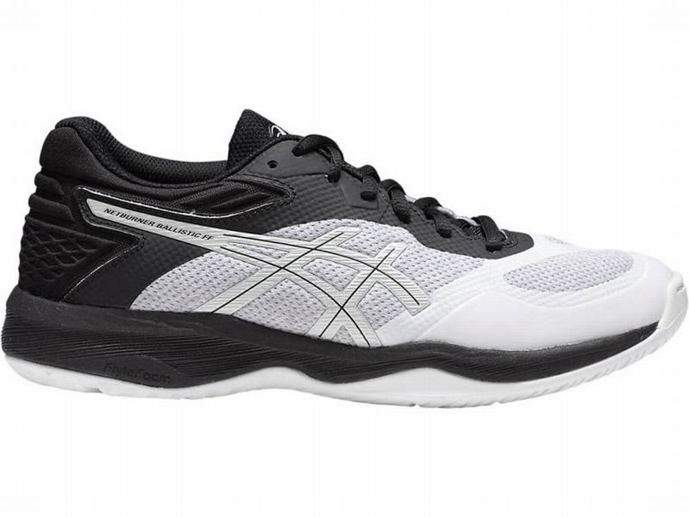 Asics Netburner Ballistic FF Women's Volleyball Shoes Black / White | GDT370214