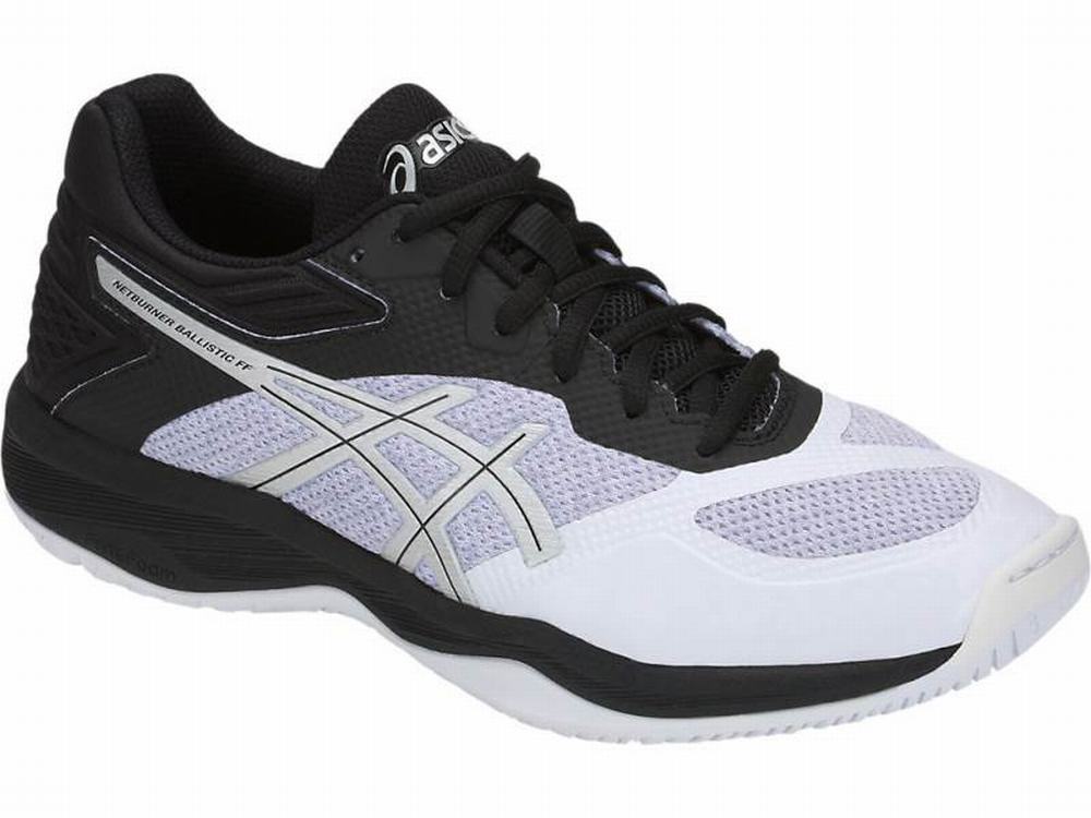 Asics Netburner Ballistic FF Women's Volleyball Shoes Black / White | GDT370214