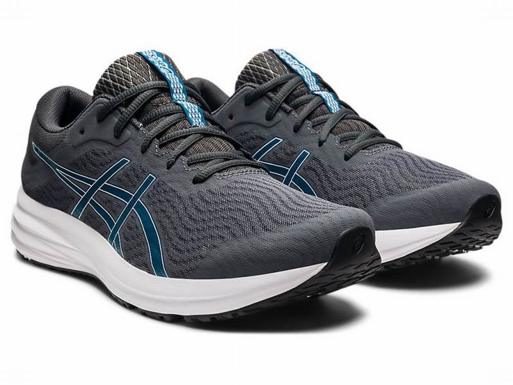 Asics PATRIOT 12 Men's Running Shoes Deep Grey / Turquoise | JWK581069