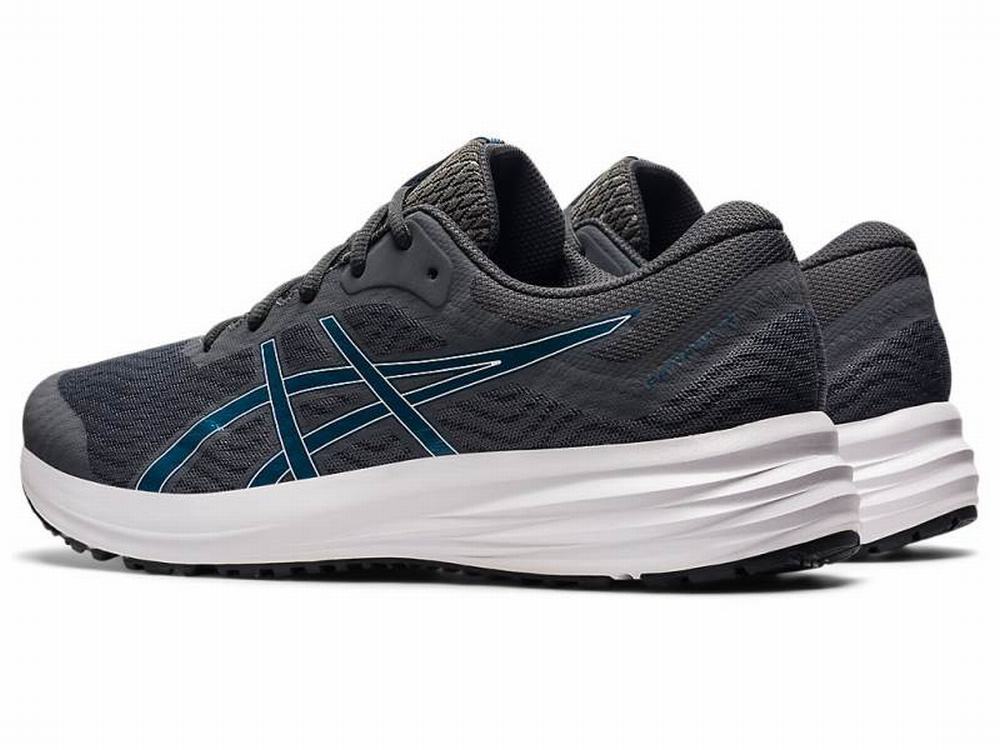 Asics PATRIOT 12 Men's Running Shoes Deep Grey / Turquoise | JWK581069