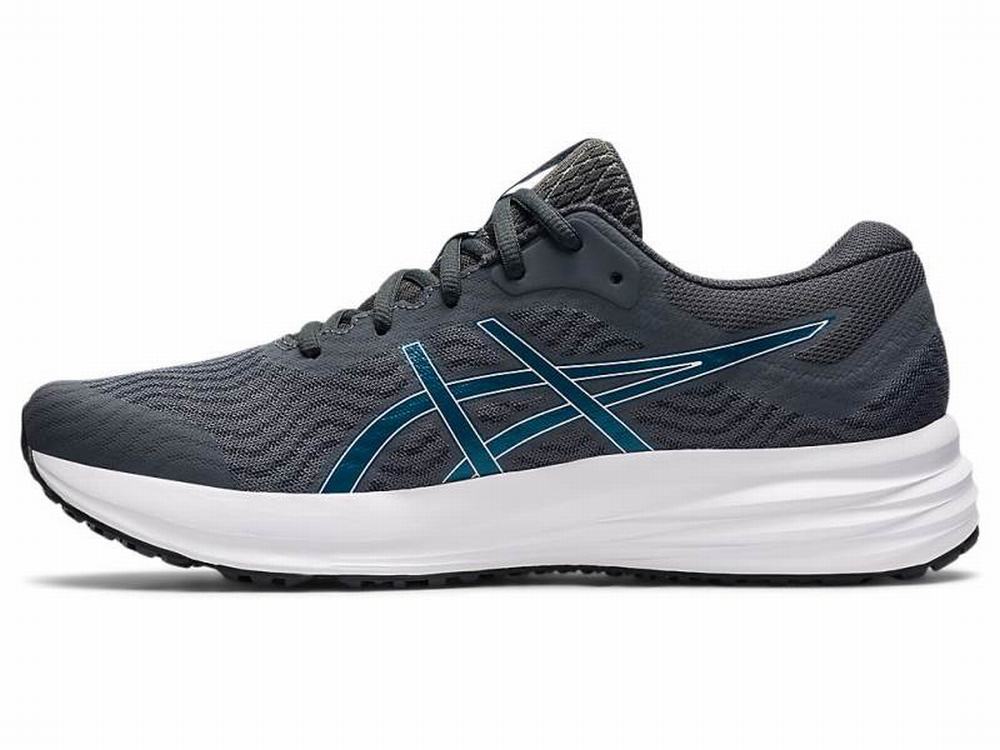 Asics PATRIOT 12 Men's Running Shoes Deep Grey / Turquoise | JWK581069