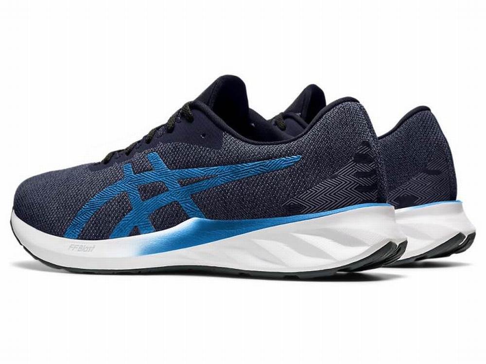 Asics ROADBLAST Men's Running Shoes Navy / Blue | XVD164389