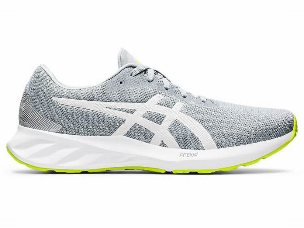 Asics ROADBLAST Men\'s Running Shoes White / Grey | TEP813570