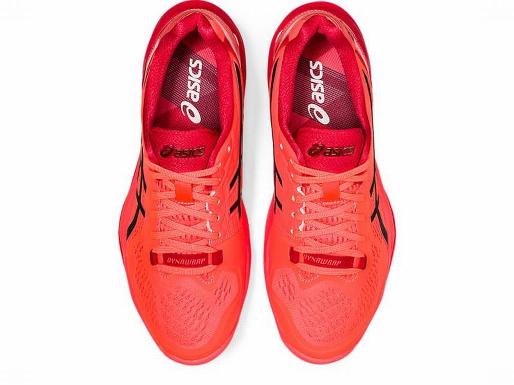 Asics SKY ELITE FF 2 TOKYO Women's Volleyball Shoes Orange / Red / Black | DIT832540