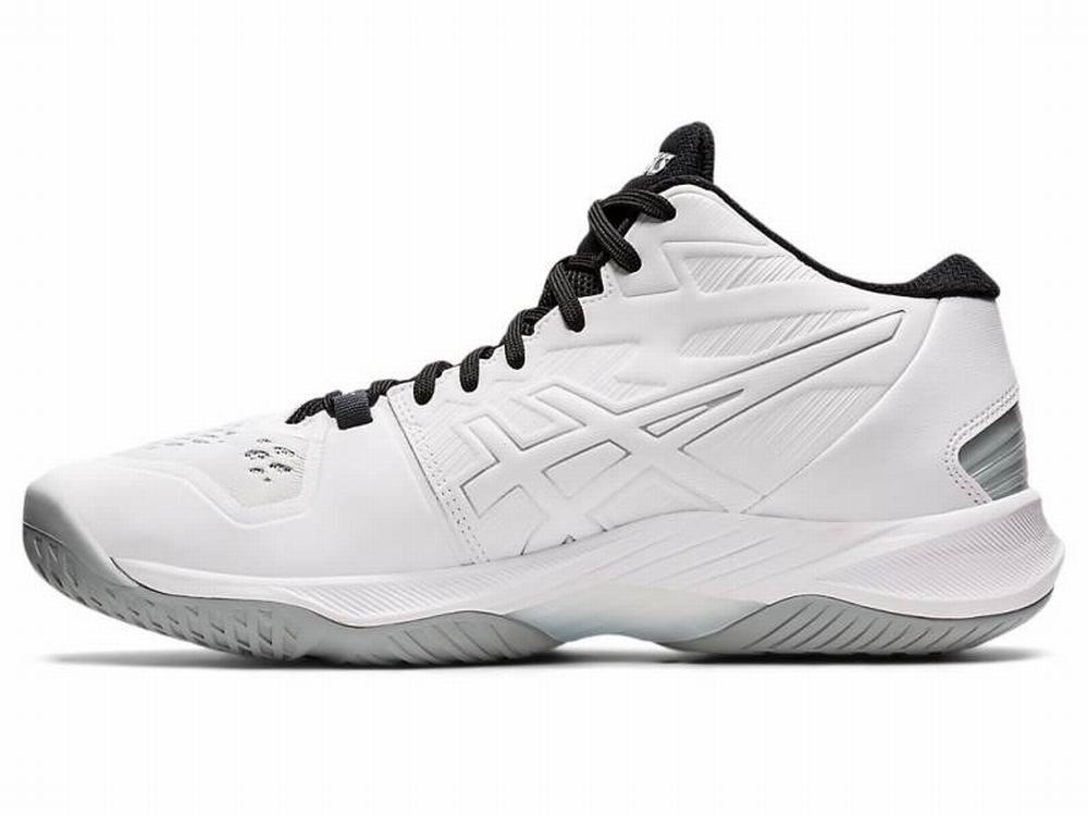 Asics SKY ELITE FF MT 2 Men's Volleyball Shoes White / Silver | RDF805972