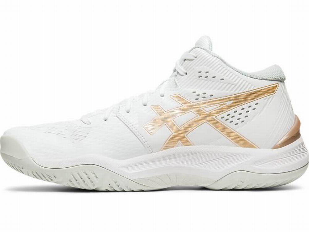 Asics SKY ELITE FF MT Women's Volleyball Shoes White | KFT632480